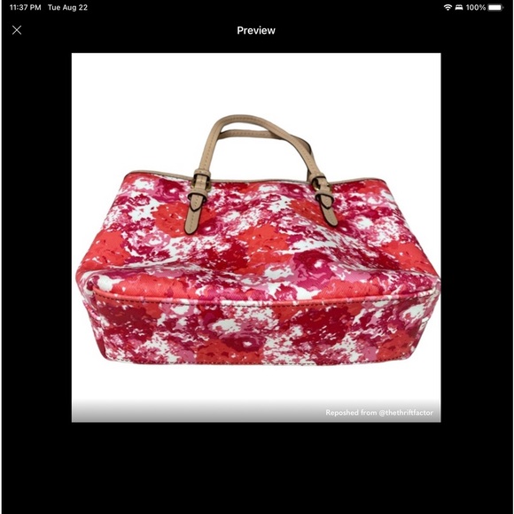 Pink Coach Bag Tote - Picture 4 of 5